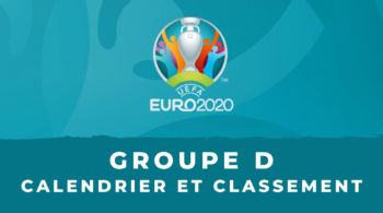 Euro 2020 – Groupe D calendrier et classement