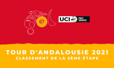 Tour d'Andalousie 2021 - Le classement de la 2ème étape