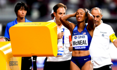 Brianna McNeal, championne olympique de 100 m haies, suspendue 5 ans !