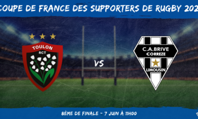 Coupe de France des supporters de rugby 2021 - 8ème de finale RC Toulon - CA Brive