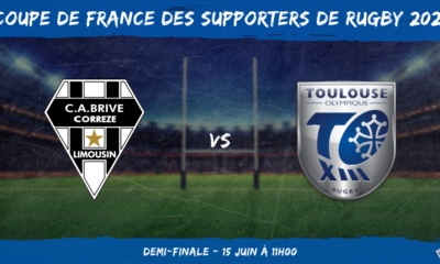 Coupe de France des supporters de rugby 2021 - Demi-finale CA Brive - Toulouse Olympique XIII