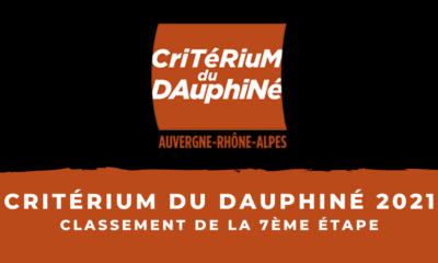 Critérium du Dauphiné 2021 : le classement de la 7ème étape