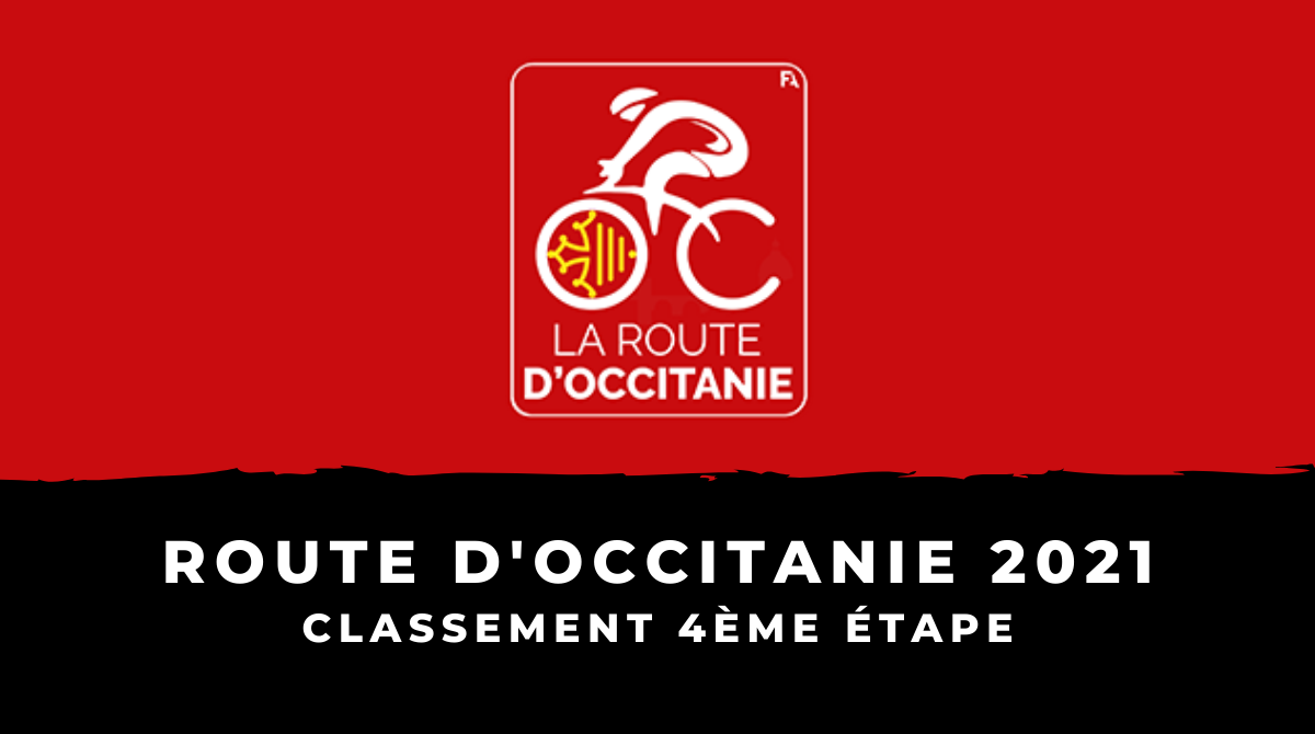 Route d'Occitanie 2021 - Le classement de la 4ème étape