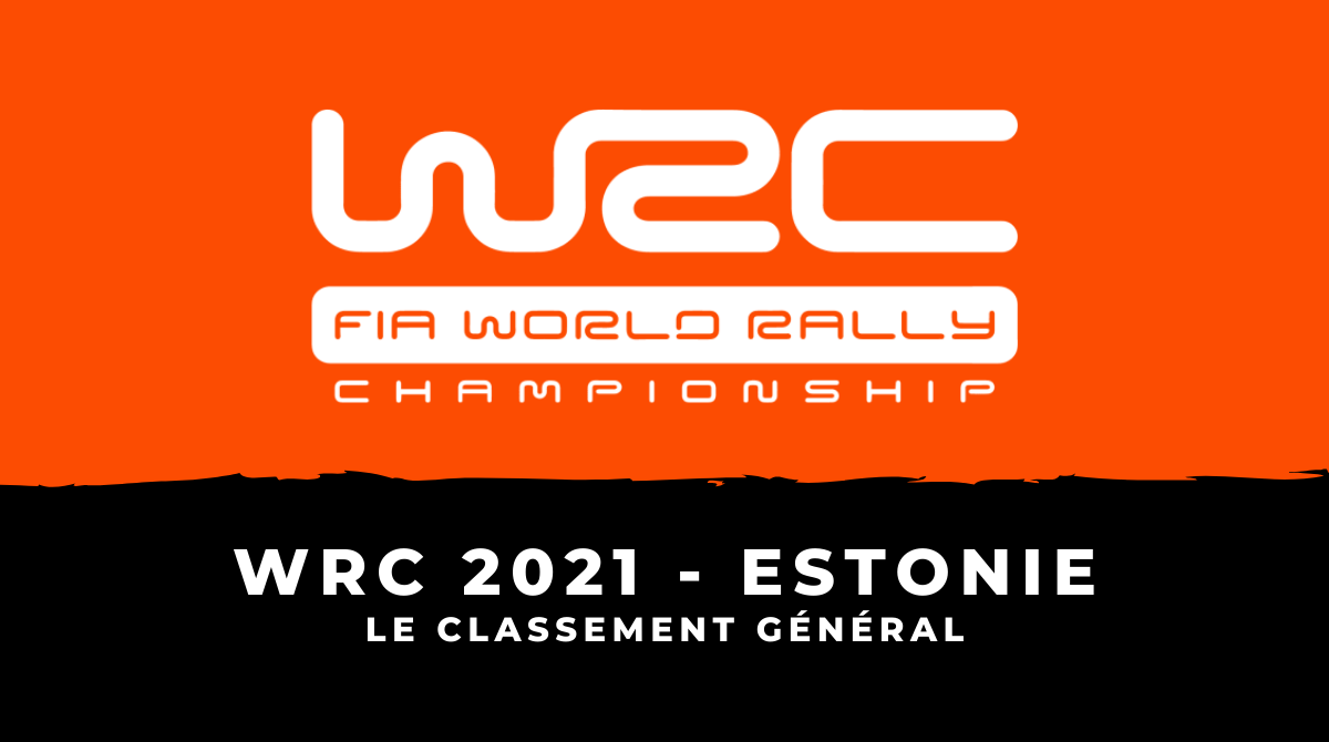 WRC 2021 - Rallye d'Estonie le classement général