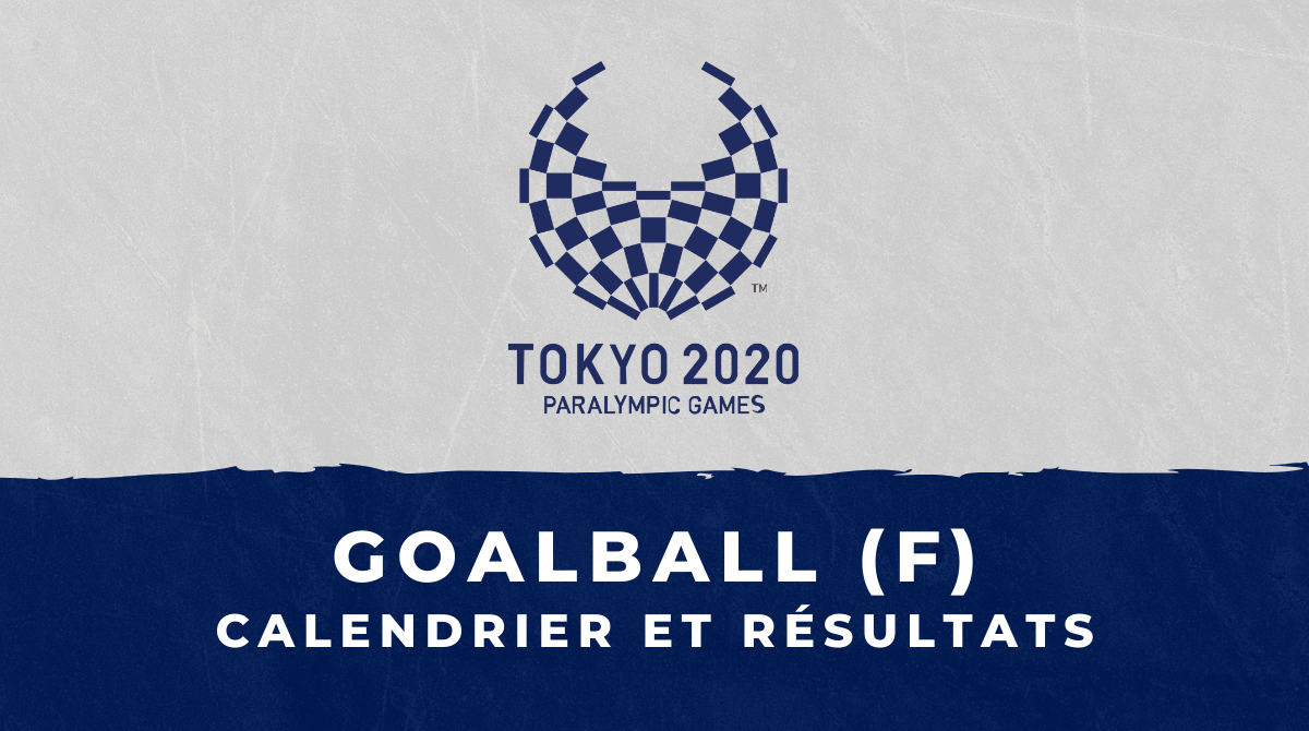 Goalball féminin - Jeux Paralympiques de Tokyo calendrier et résultats