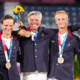 Jeux - JO Tokyo 2020 - Équitation l'équipe de France de concours complet en bronze