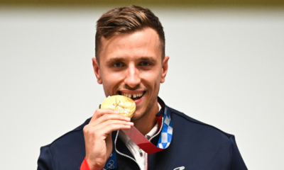 Jeux - JO Tokyo 2020 - Tir Jean Quiquampoix champion olympique du pistolet vitesse 25m