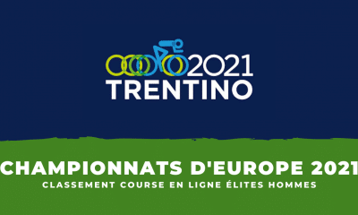 Championnats d'Europe de cyclisme : le classement de la course en ligne élites hommes