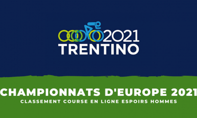 Championnats d'Europe de cyclisme le classement de la course en ligne espoirs hommes