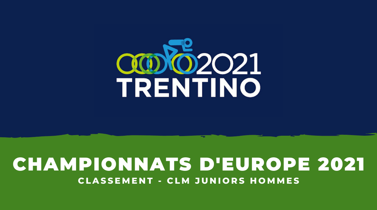 Championnats d'Europe de cyclisme : le classement du contre-la-montre juniors hommes