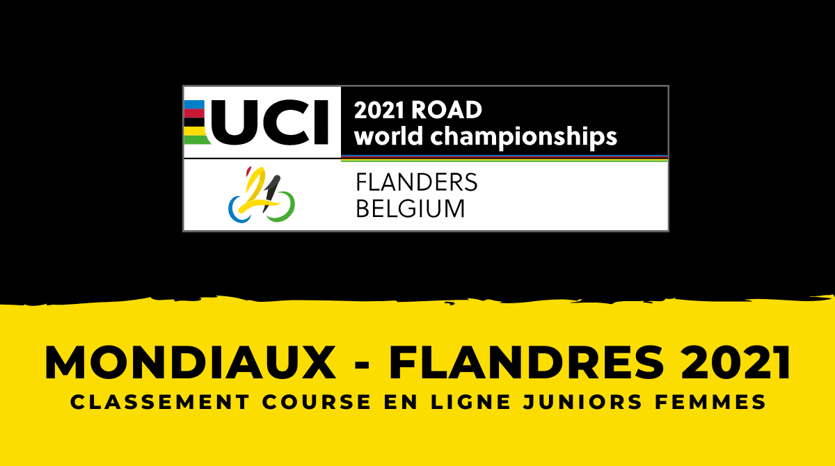 Championnats du monde 2021 : le classement de la course en ligne juniors femmes