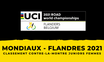 Championnats du monde de cyclisme : le classement du contre-la-montre juniors femmes