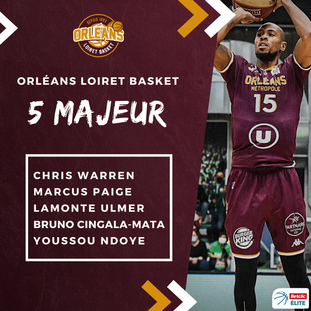 Preview Betclic Élite - 5 Majeur probable d'Orléans