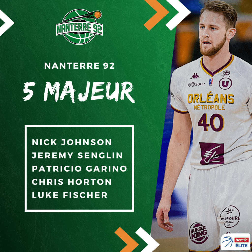 Preview Betclic Élite - 5 Majeur probable de Nanterre