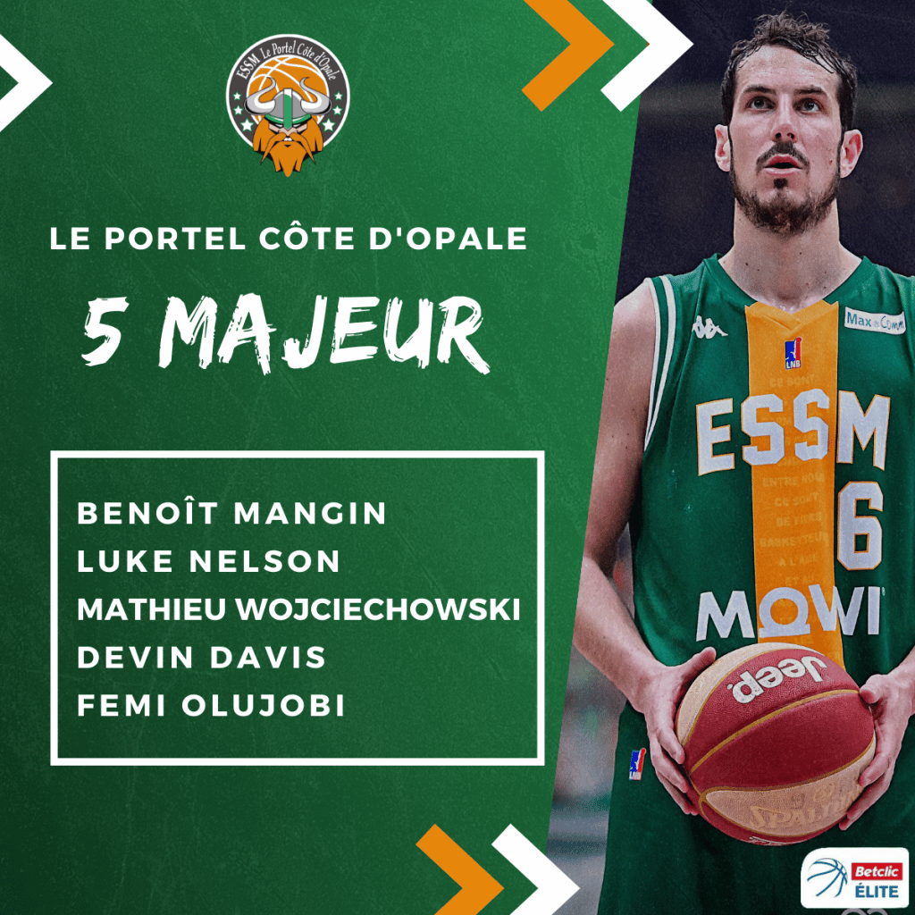 Preview Betclic Élite - Le 5 Majeur probable de Le Portel