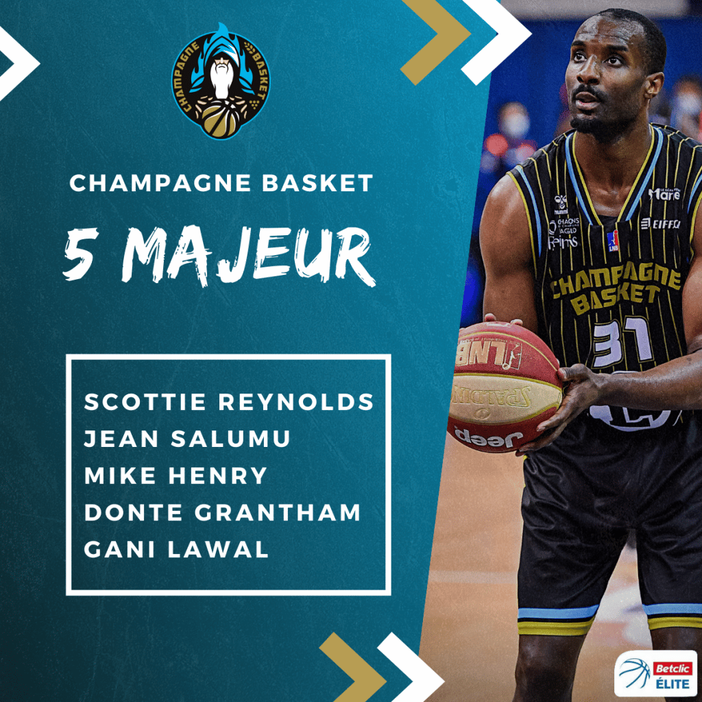 Preview Betclic Élite - Le 5 majeur probable du Champagne Basket