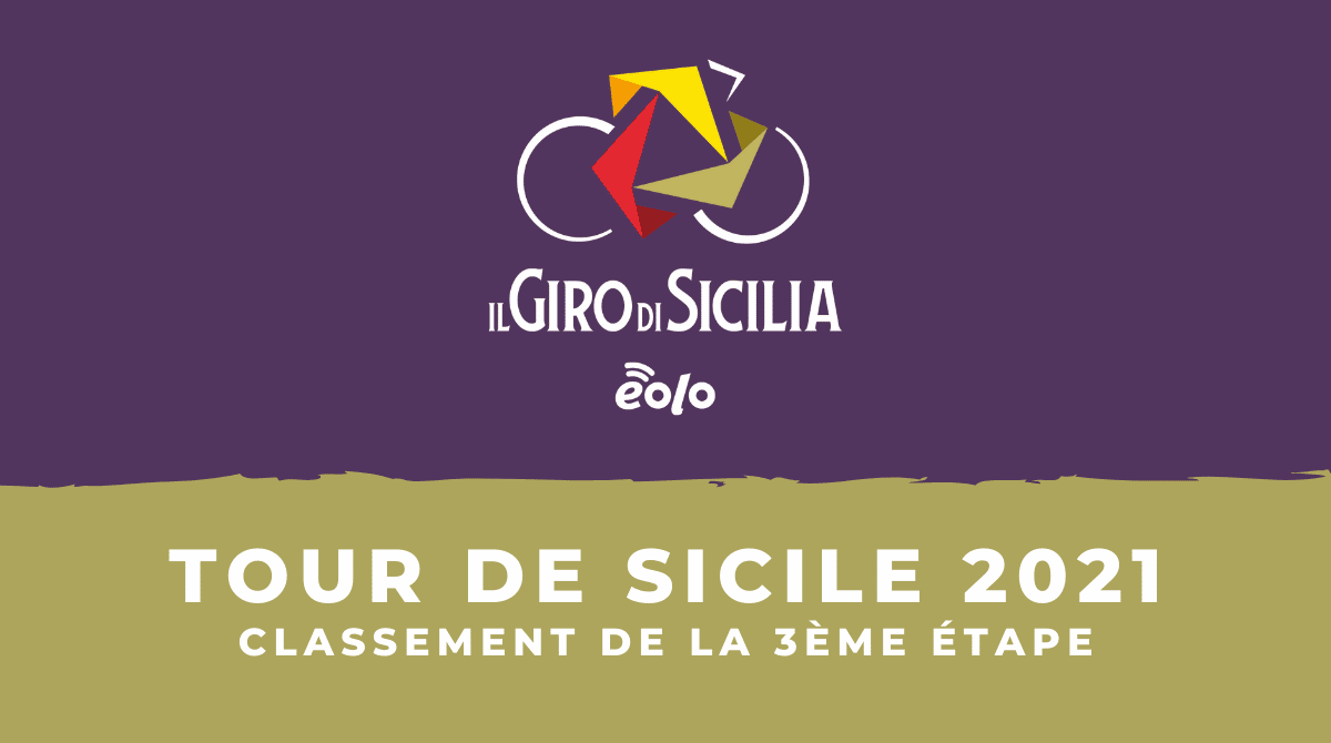 Tour de Sicile 2021 : le classement de la 3ème étape