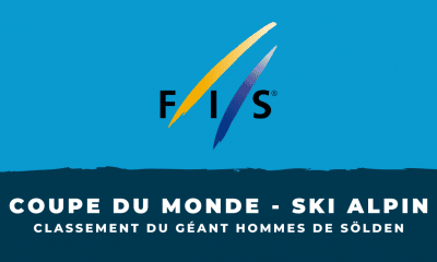 Coupe du monde de Ski alpin - Sölden le classement du slalom géant hommes