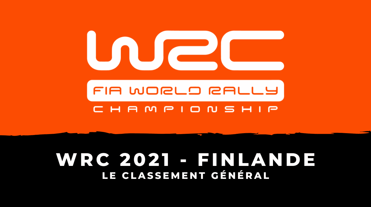 WRC 2021 - Rallye de Finlande : le classement général