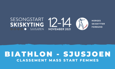 Biathlon - Sjusjoen Le classement de la mass start femmes