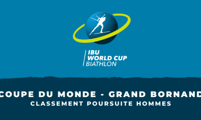 Biathlon Le Grand Bornand - Classement de la poursuite hommes