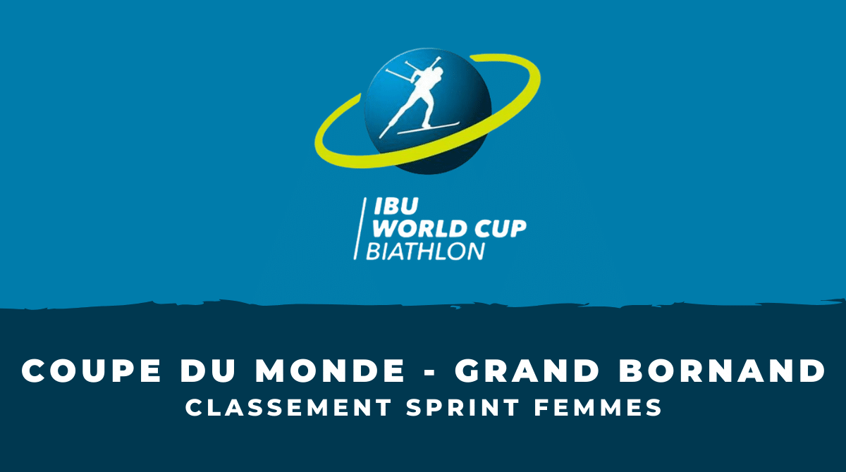 Biathlon Le Grand Bornand - Classement du sprint femmes