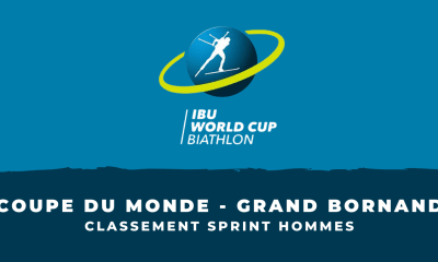 Biathlon Le Grand Bornand - Classement du sprint hommes