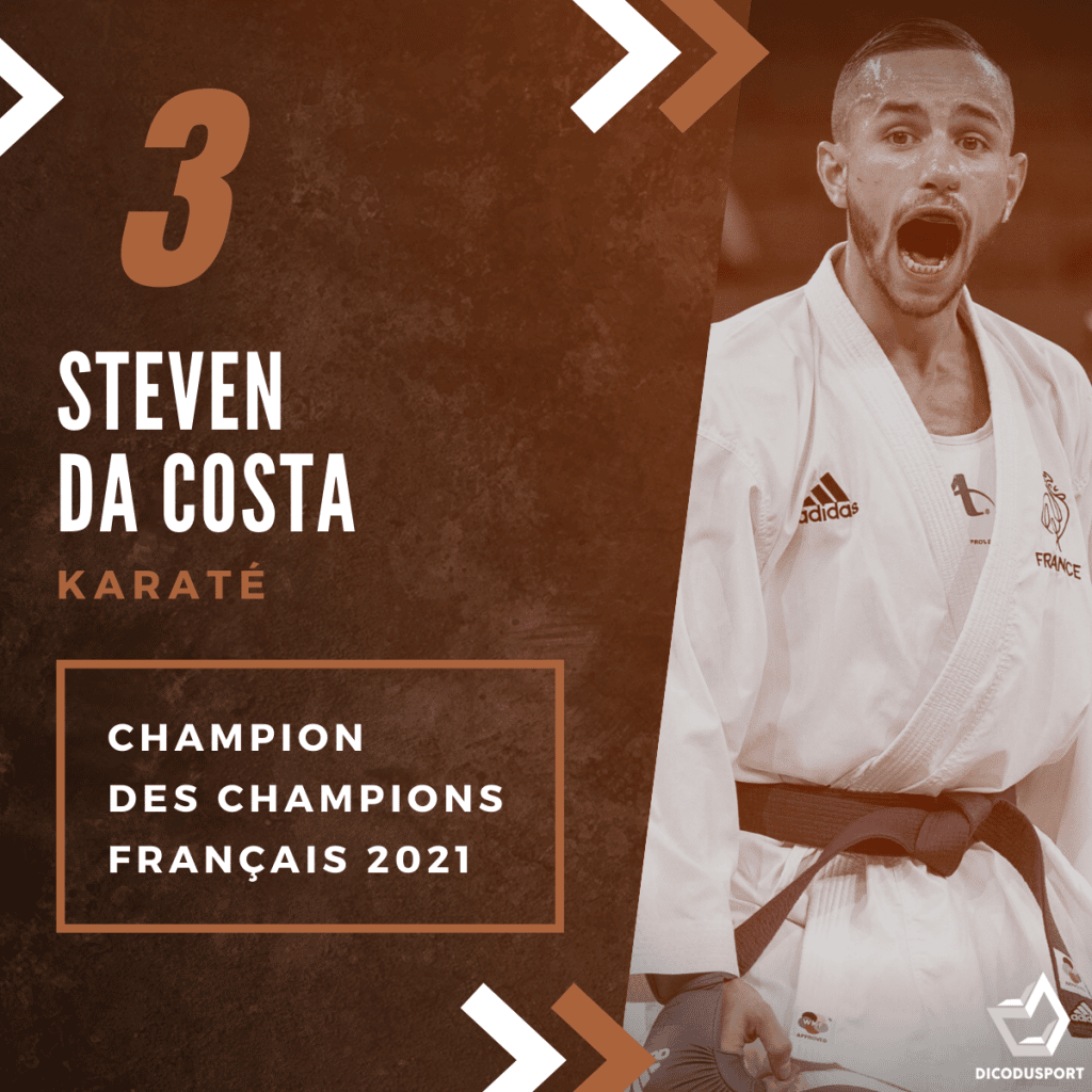 Steven Da Costa, 3ème de votre classement du Champion des Champions français 2021