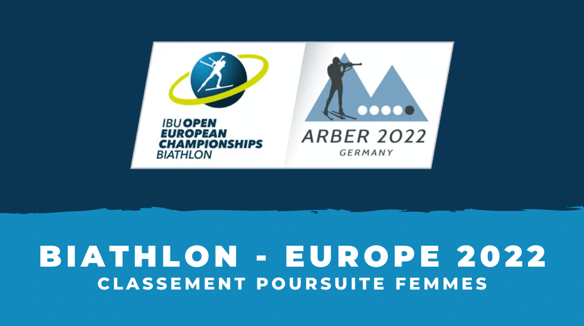 Biathlon Championnats d'Europe - Classement poursuite femmes