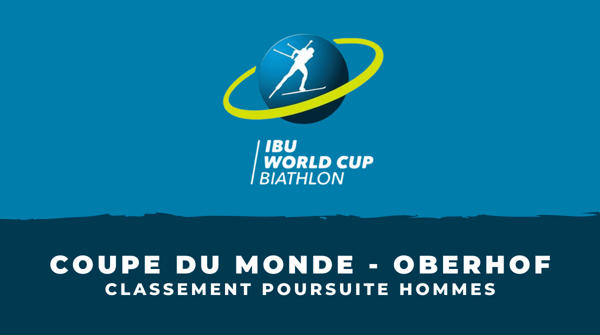 Biathlon Oberhof - Classement poursuite hommes
