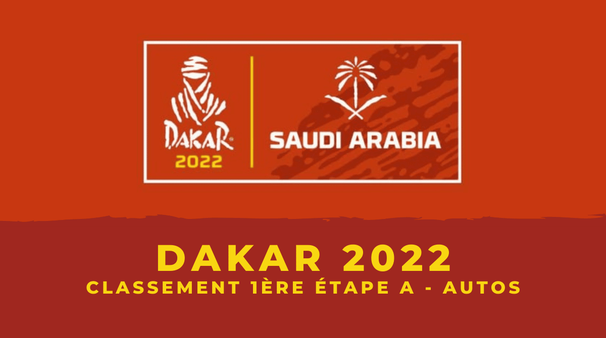 Dakar 2022 Autos Le classement de la 1ère étape A