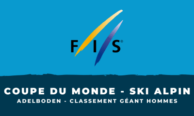 Géant hommes d'Adelboden - Le classement
