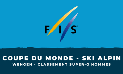 Super-G hommes de Wengen - Le classement
