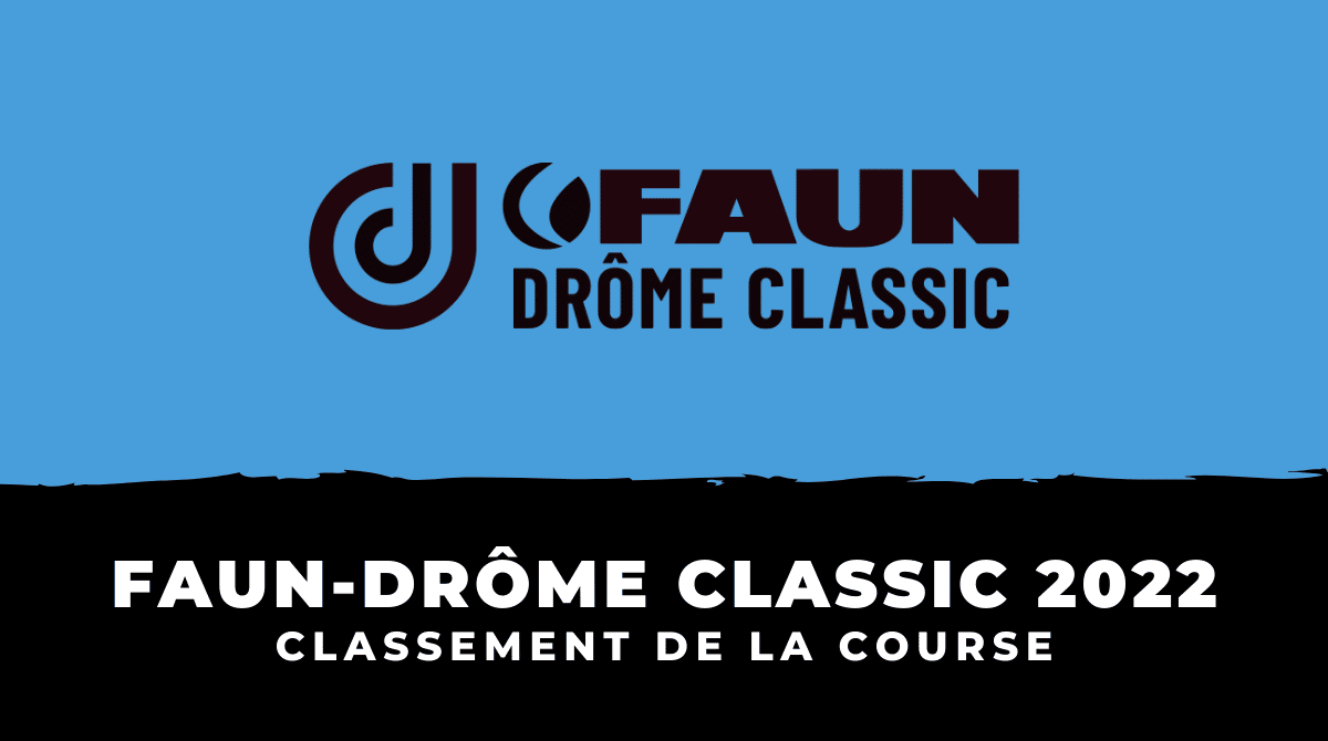 Drôme Classic 2022 Classement de la course