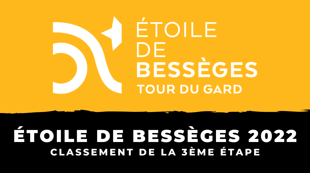 Étoile de Bessèges 2022 - Classement de la 3ème étape