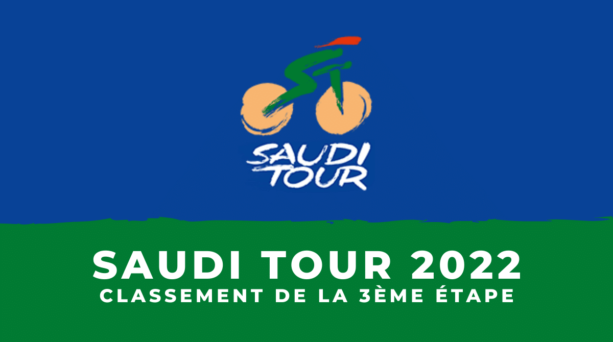 Saudi Tour 2022 Classement de la 3ème étape