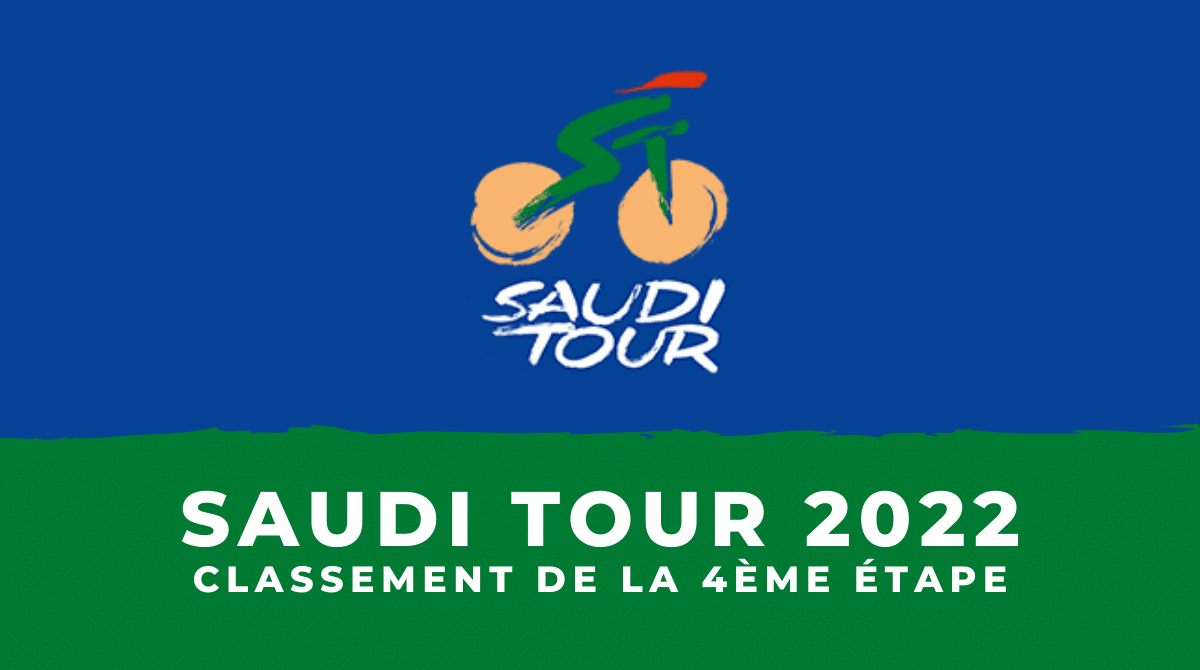 Saudi Tour 2022 Classement de la 4ème étape
