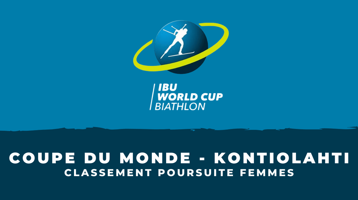 Biathlon Kontiolahti - Classement poursuite femmes