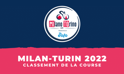 Milan-Turin 2022 - Le classement