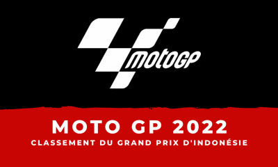 MotoGP Indonésie 2022 Classement du Grand Prix