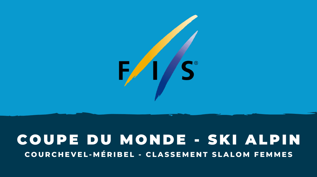 Slalom femmes Courchevel-Méribel Le classement