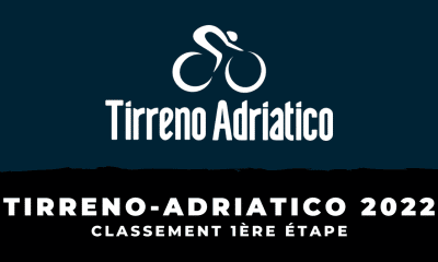 Tirreno-Adriatico 2022 Classement 1ère étape