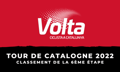 Tour de Catalogne 2022 - Classement 6ème étape