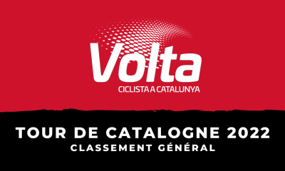 Tour de Catalogne 2022 - Classement général