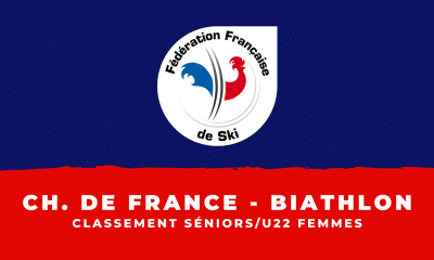 Championnats de France Biathlon - Classement mass start femmes