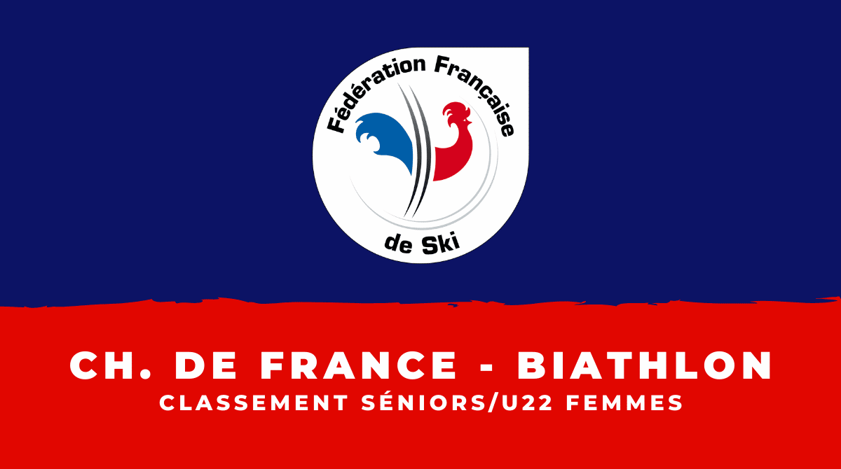 Championnats de France Biathlon - Classement mass start femmes
