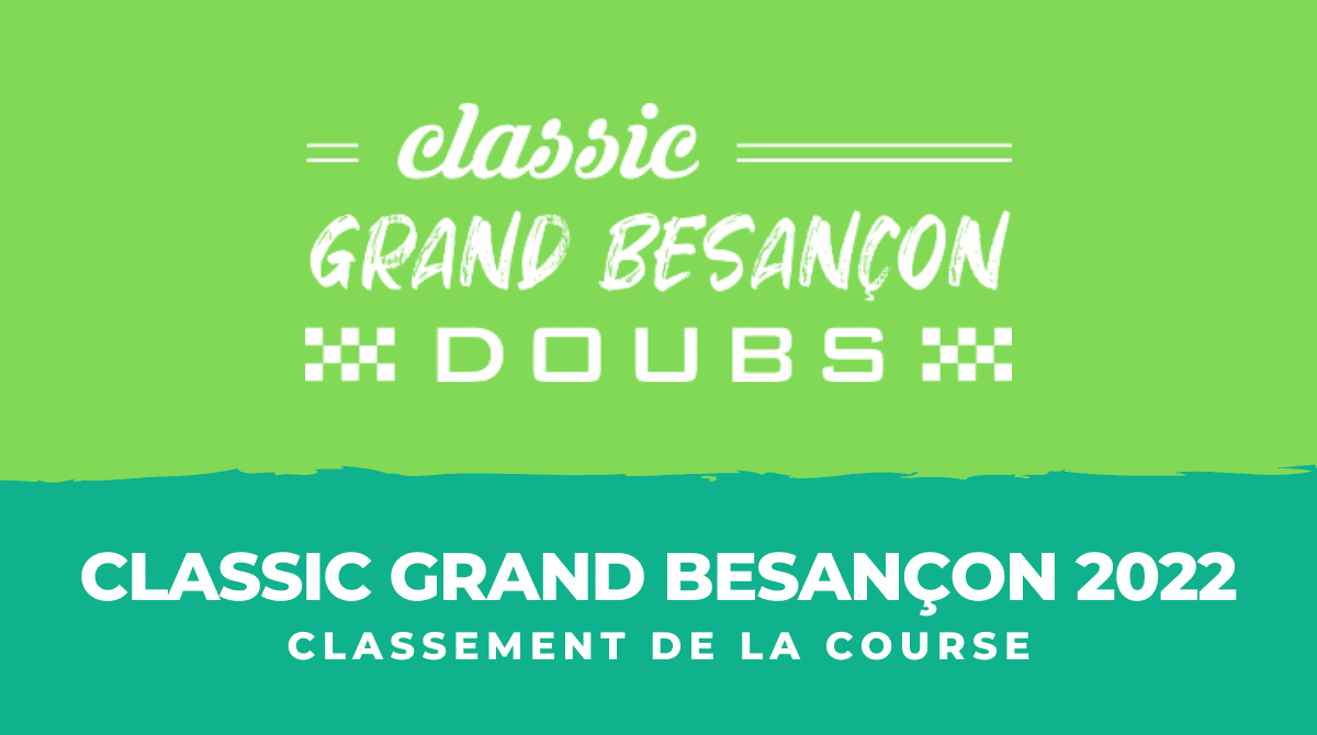 Classement Classic Grand Besançon 2022