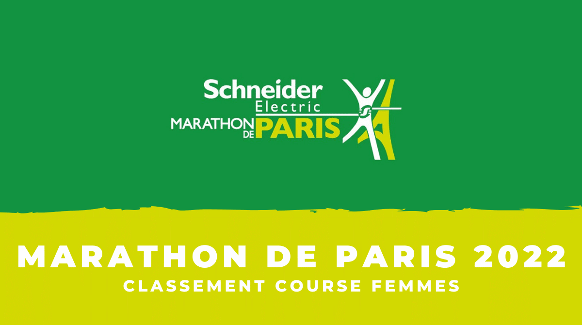 Marathon de Paris 2022 - Classement course femmes
