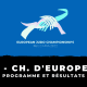 Programme et résultats Championnats d'Europe de judo 2022