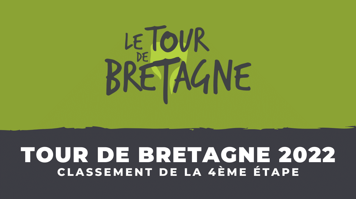 Tour de Bretagne 2022 - Classement 4ème étape